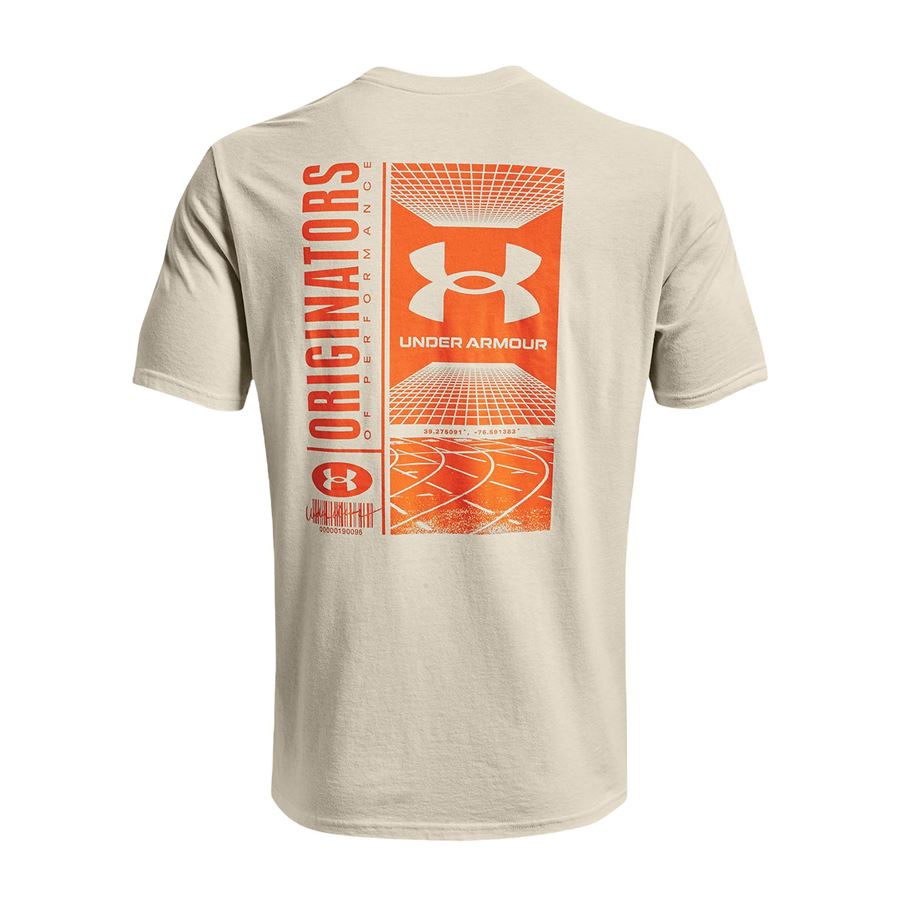 Ua symbol barcode ss t-shirt da uomo Under Armour | 13705270279
